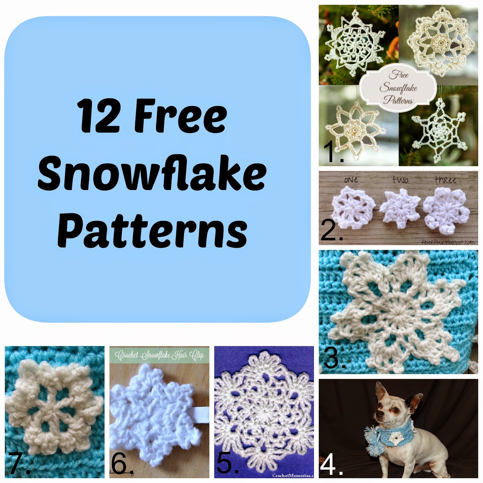 Crochet Coaster Patterns Diagrams A Few Pretty Crochet Snowflakes